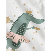 NAME IT Bluse Veen Bright White Dino Princess